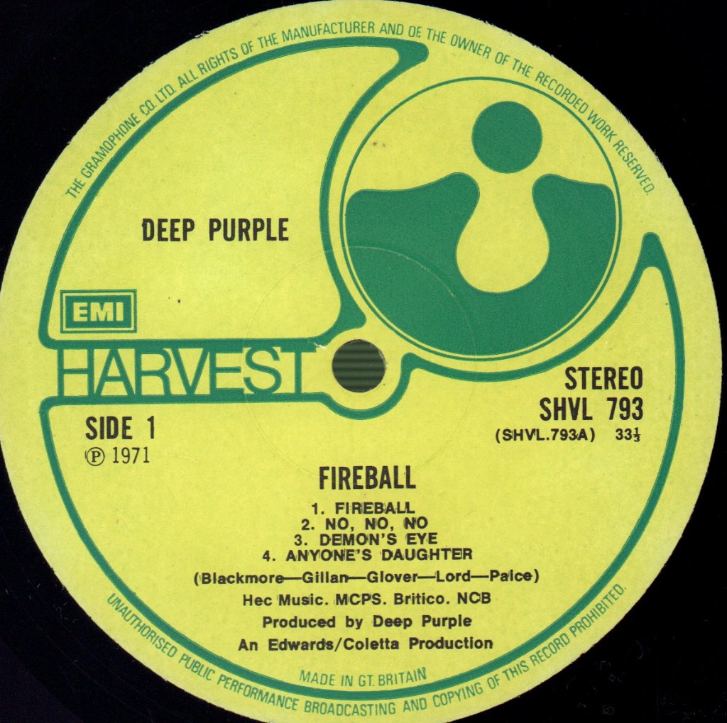 Deep Purple - Fireball - Lp