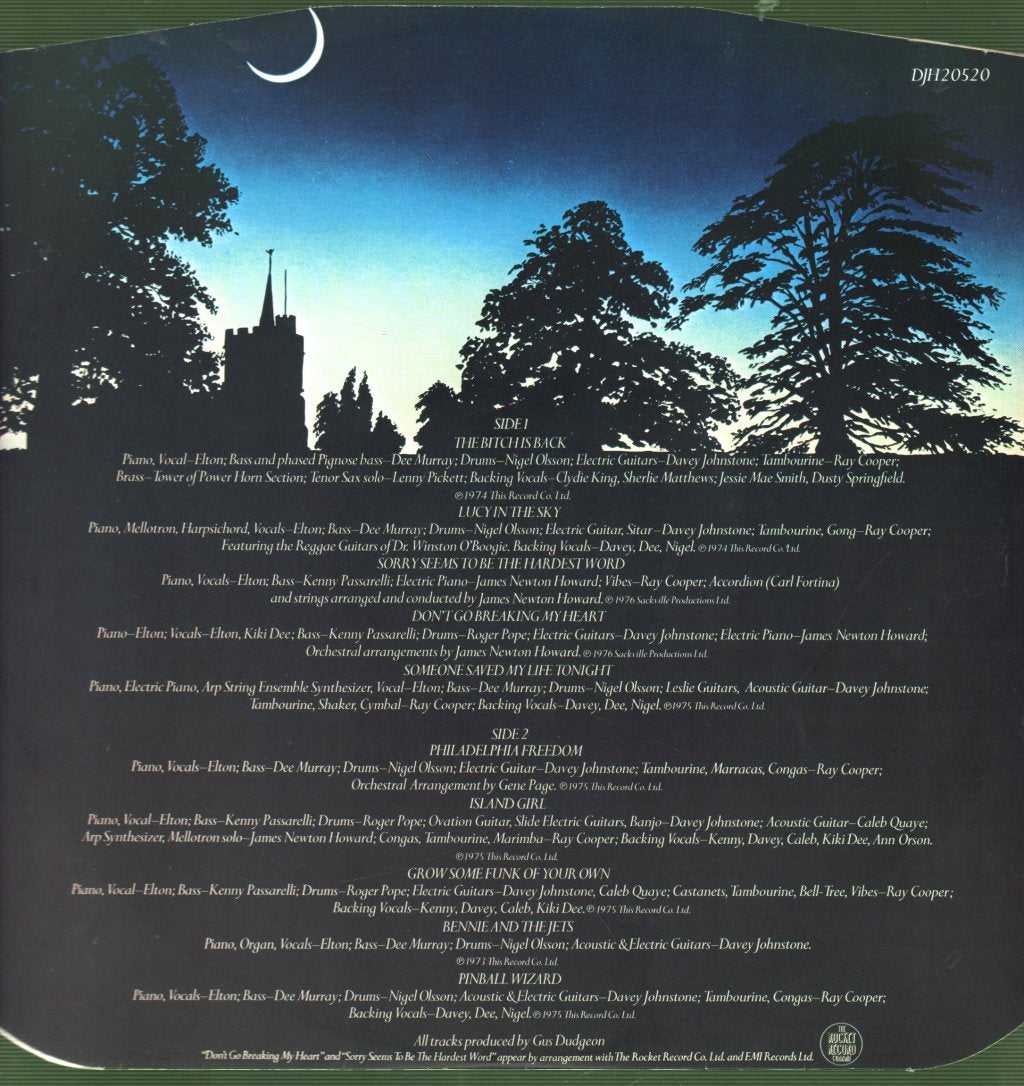 Elton John - Greatest Hits Volume 2 - Lp