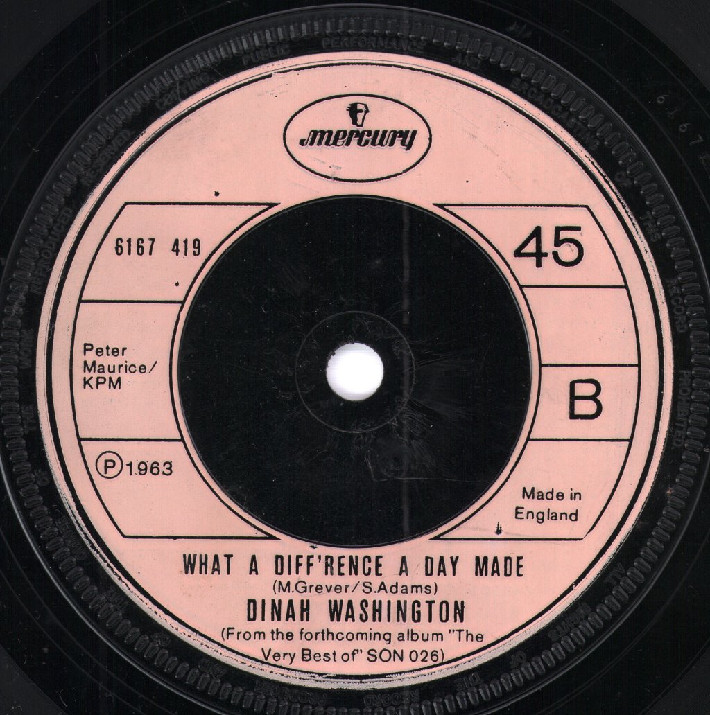 Dinah Washington - September In The Rain - 7 Inch