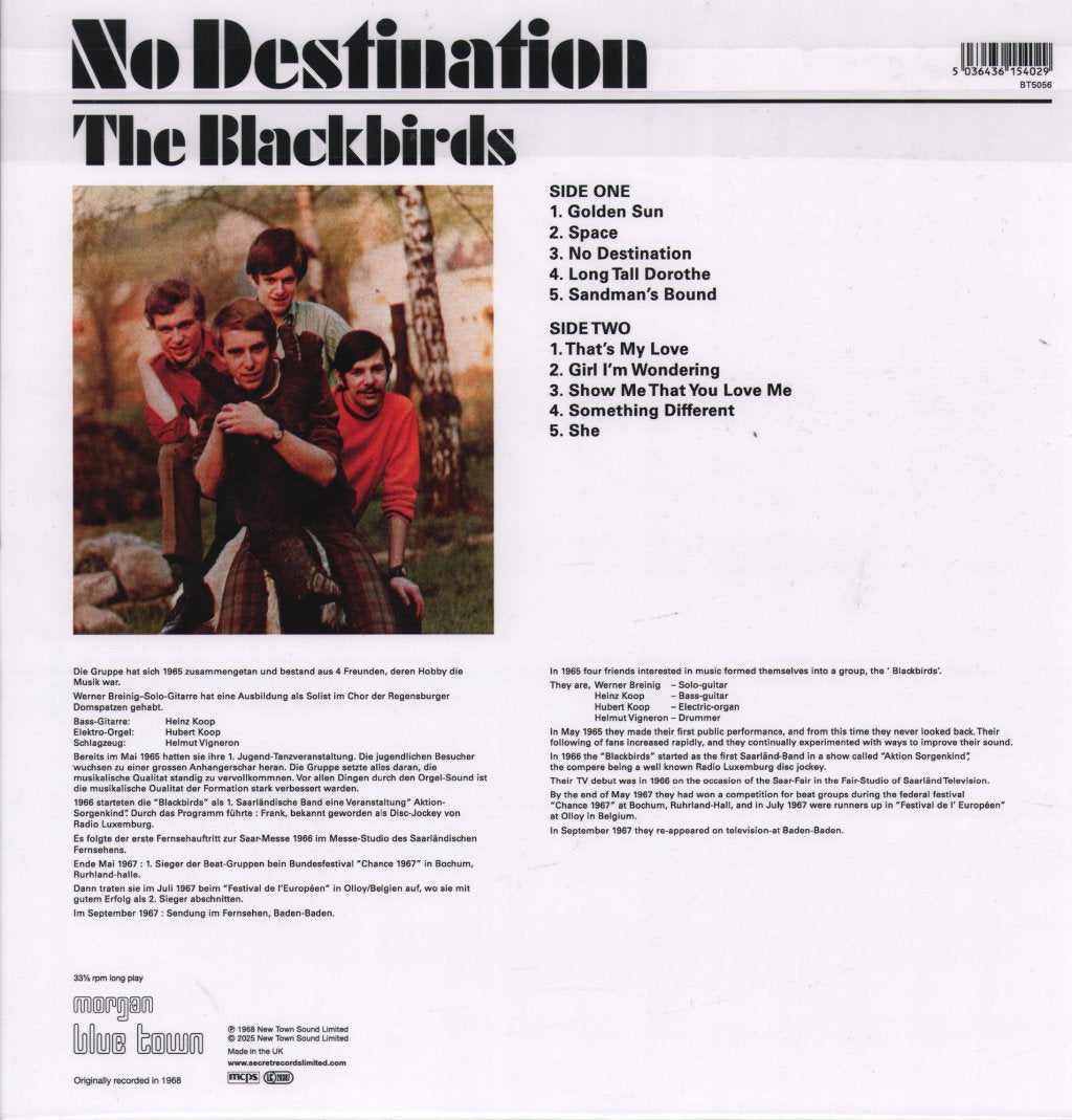 Blackbirds - No Destination - Lp
