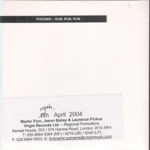 Phoenix - Run Run Run - Cd