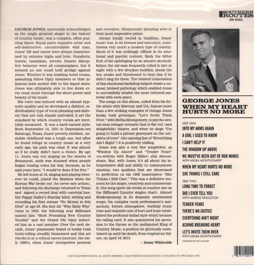 George Jones - When My Heart Hurts No More - Lp