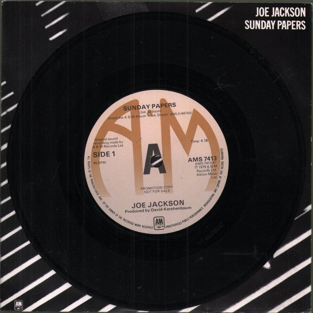 Joe Jackson - Sunday Papers - 7 Inch
