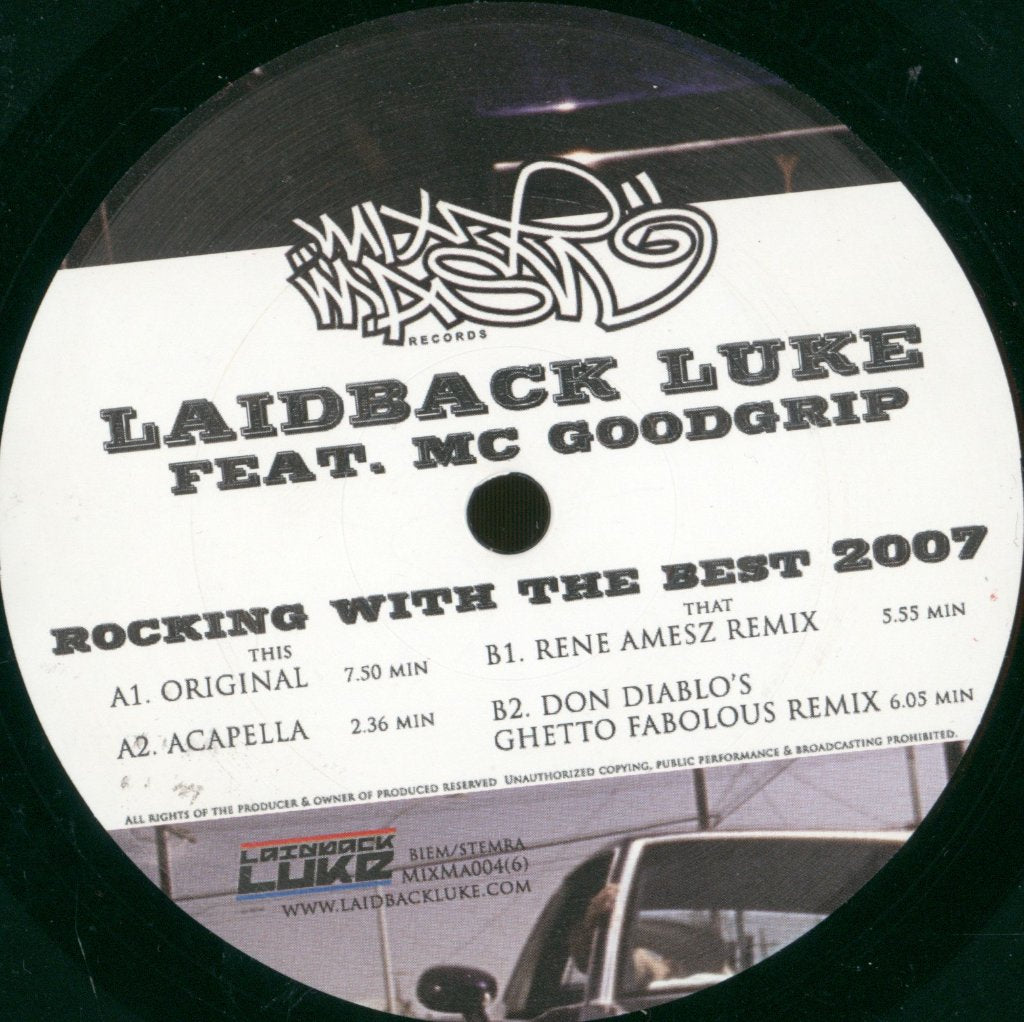 Laidback Luke - Rocking With The Best 2007 - 12 Inch