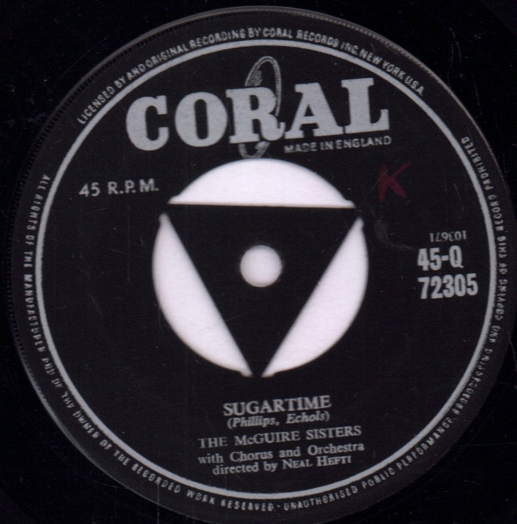 Mcguire Sisters - Sugartime - 7 Inch