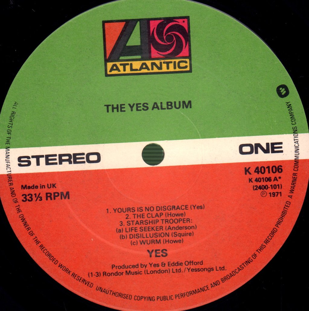 Yes - Yes Album - Lp