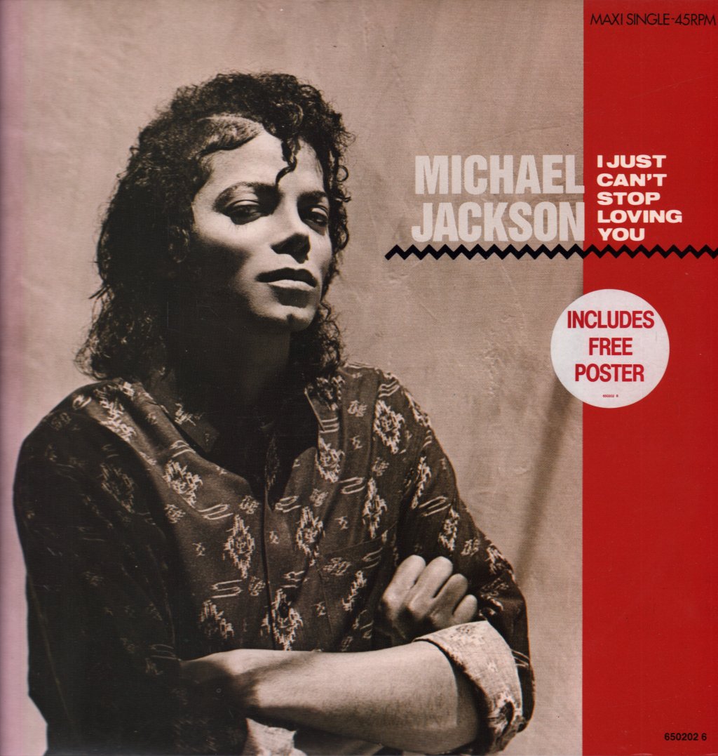 Michael Jackson - I Just Can't Stop Loving You - 12 Inch
