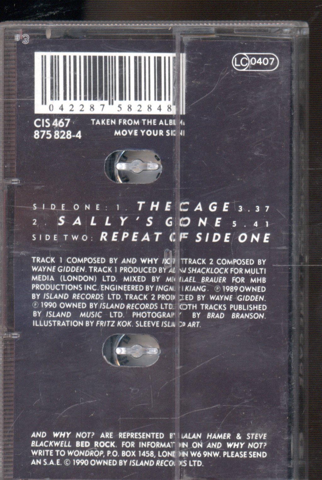 And Why Not - Cage - Cassette