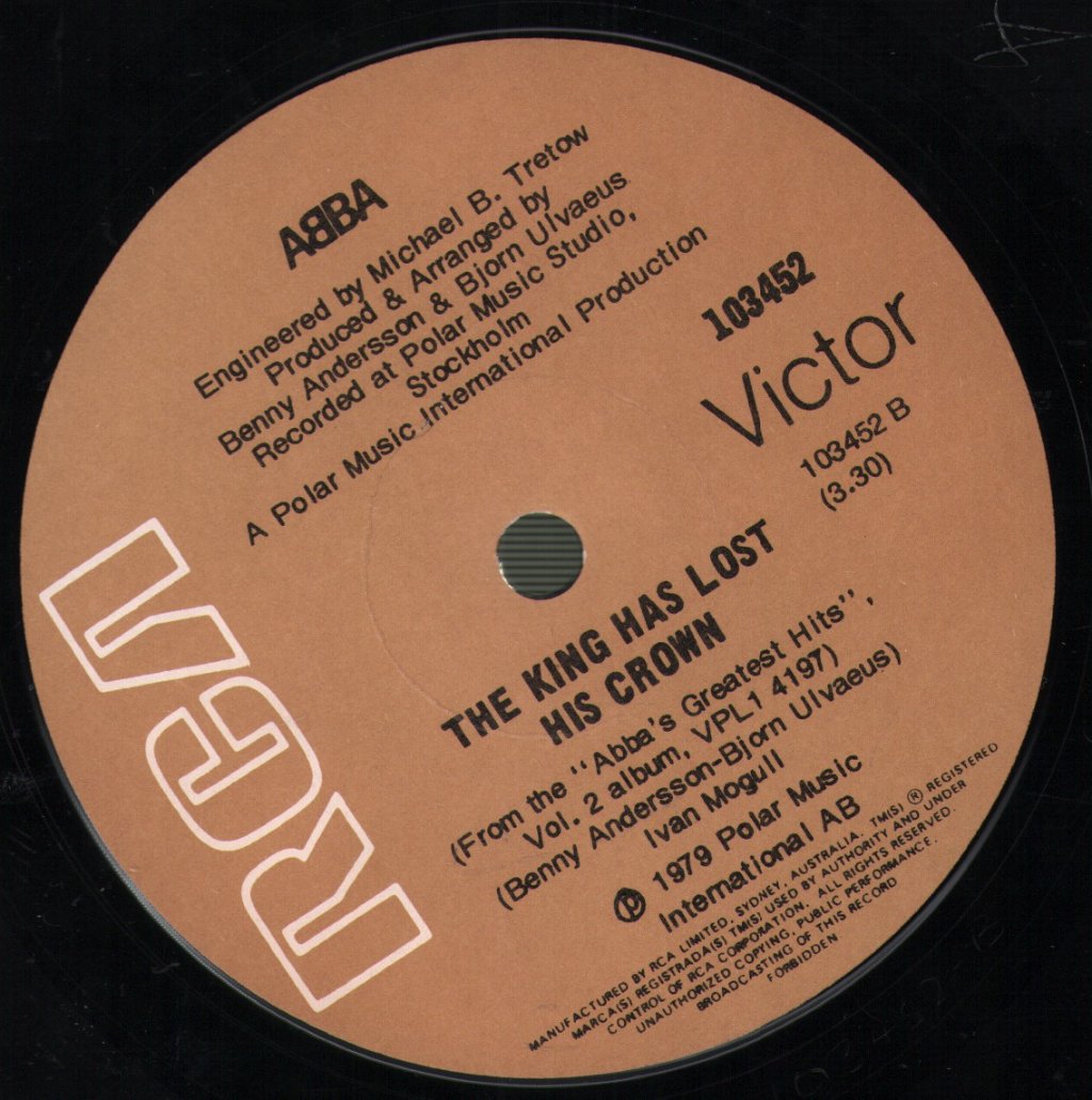 ABBA - Gimme! Gimme! Gimme! (A Man After Midnight) - 7 Inch