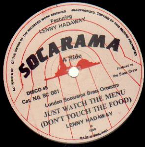 London Socarama Brass Orcestra - Just Watch The Menu - 12 Inch