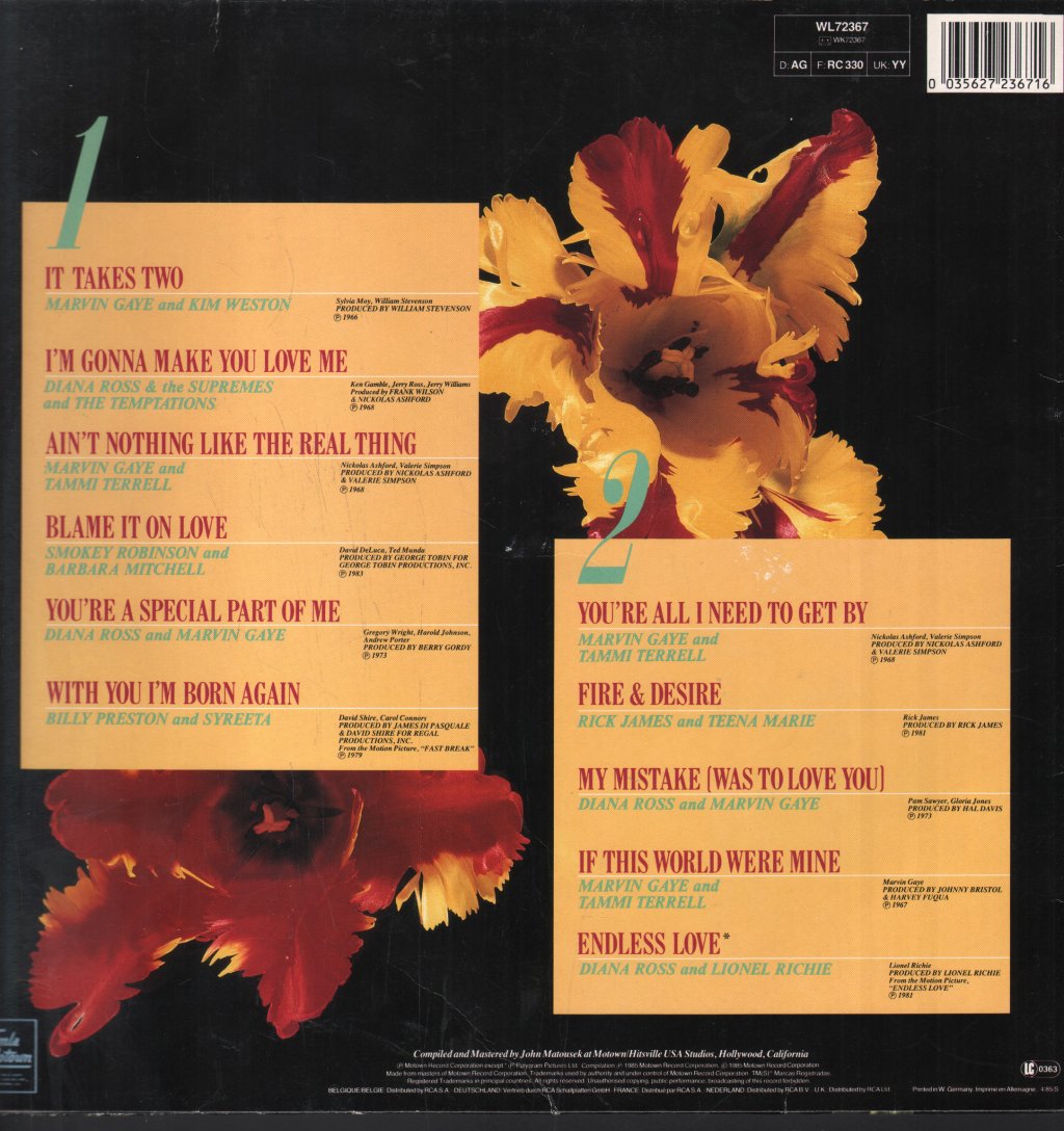 Various Artists - All The Great Motown Love Song Duets - Lp