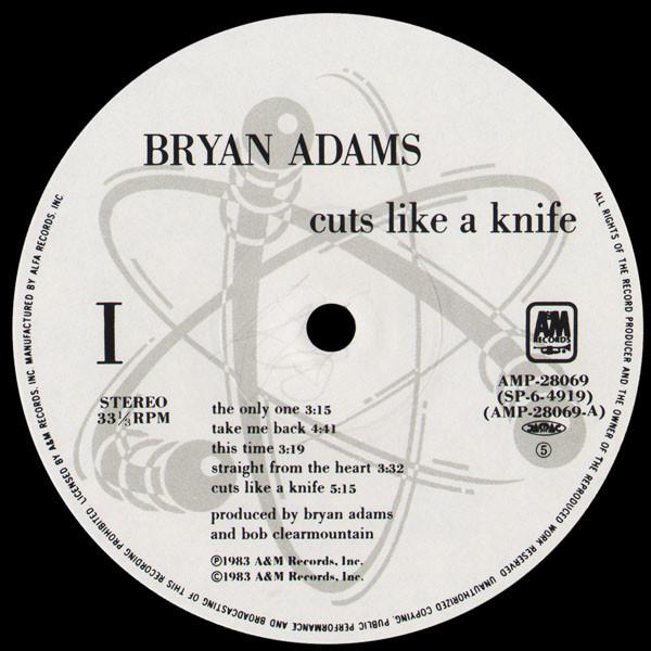 Bryan Adams - Cuts Like A Knife - Lp