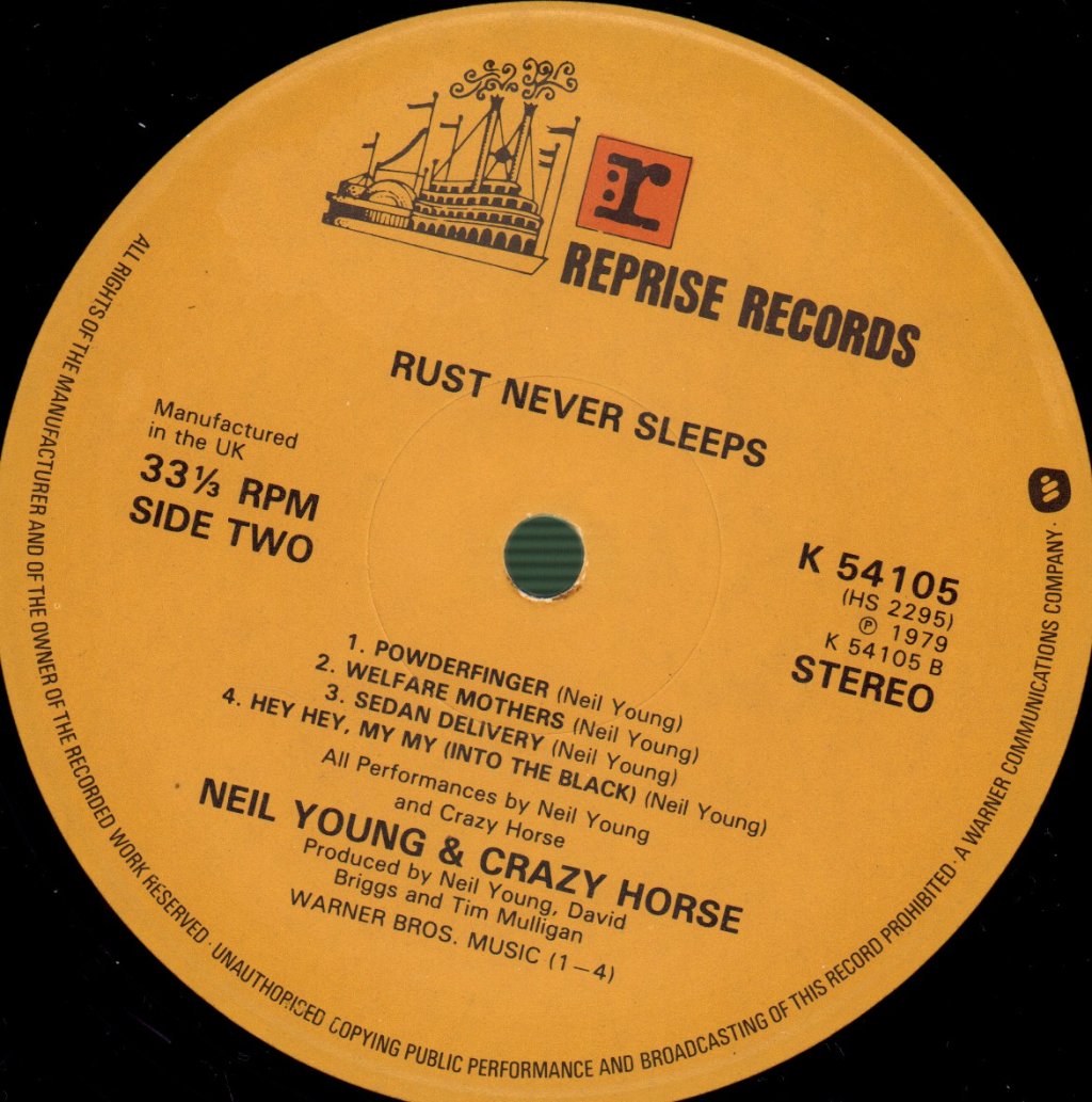 Neil Young - Rust Never Sleeps - Lp