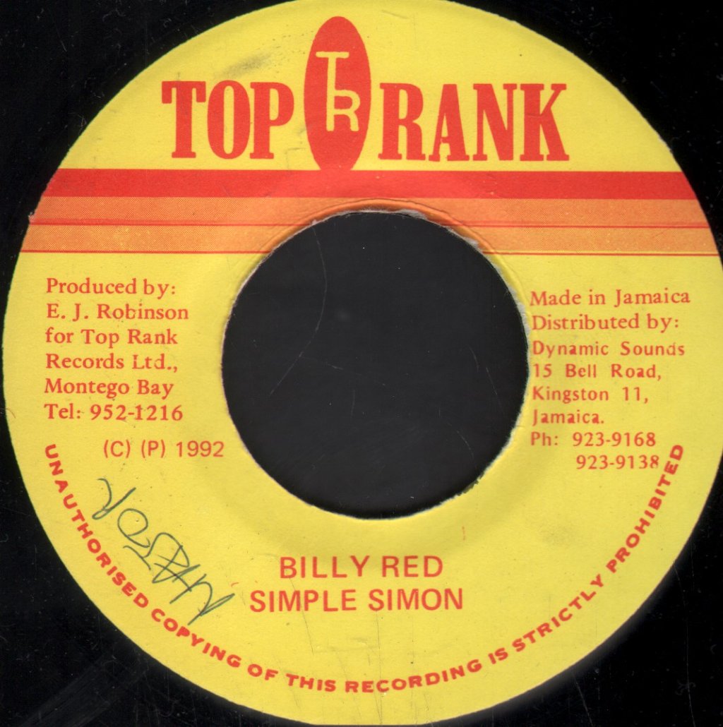 Simple Simon - Billy Red - 7 Inch