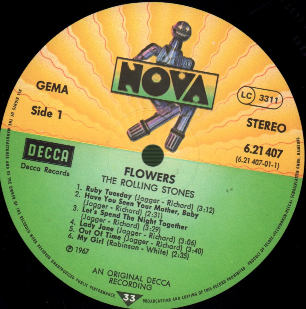 Rolling Stones - Flowers - Lp