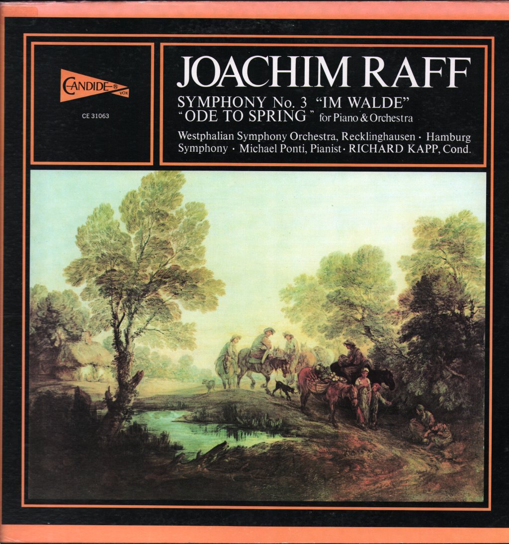 Westphalian Symphony Orchestra / Michael Ponti - Joachim Raff - Symphony No.3 / Ode To Spring - Lp