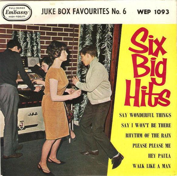 Various Artists - Juke Box Favourites No. 6 Six Big Hits - 7 Inch