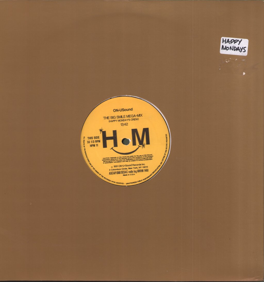 Happy Mondays - Big Smile Mega-mix - 12 Inch