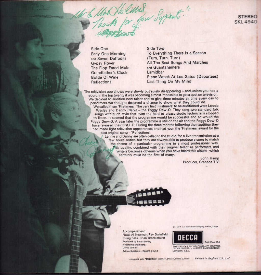 Foggy Dew-O - Foggy Dew-O - Lp