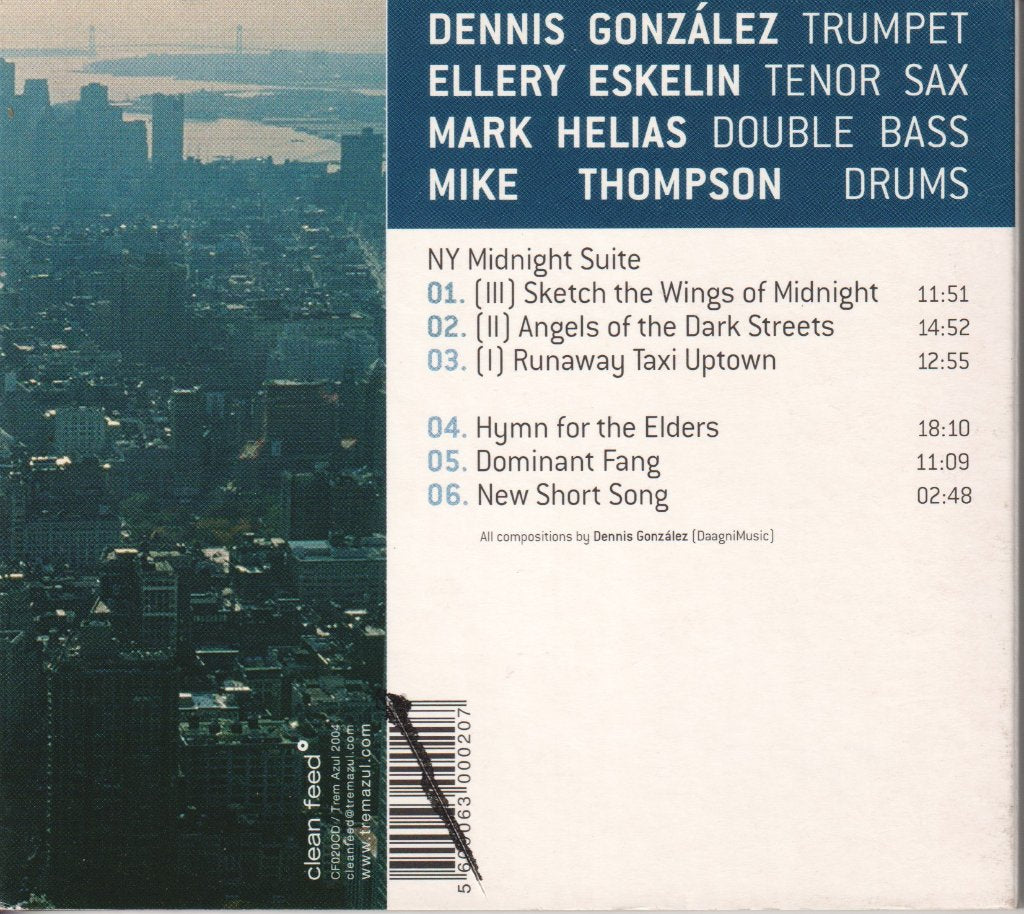 Dennis Gonzalez NY Quartet - NY Midnight Suite - Cd