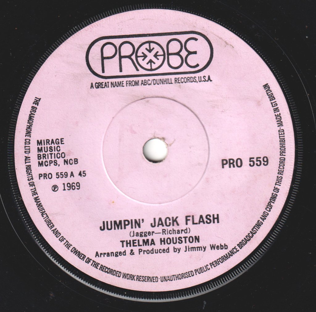 Thelma Houston - Jumpin' Jack Flash - 7 Inch