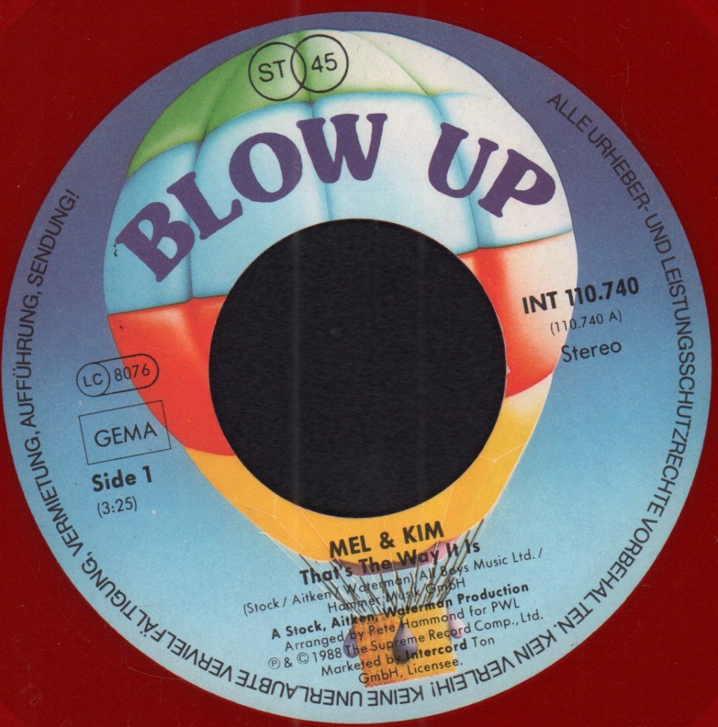 Mel And Kim - That's The Way It Is - 7 Inch