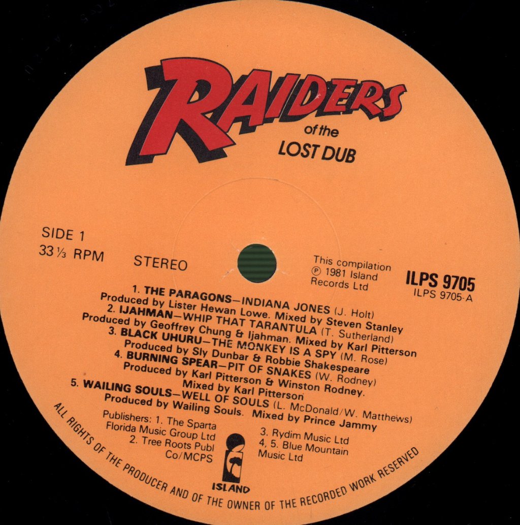 Various Artists - Raiders Of The Lost Dub - Lp