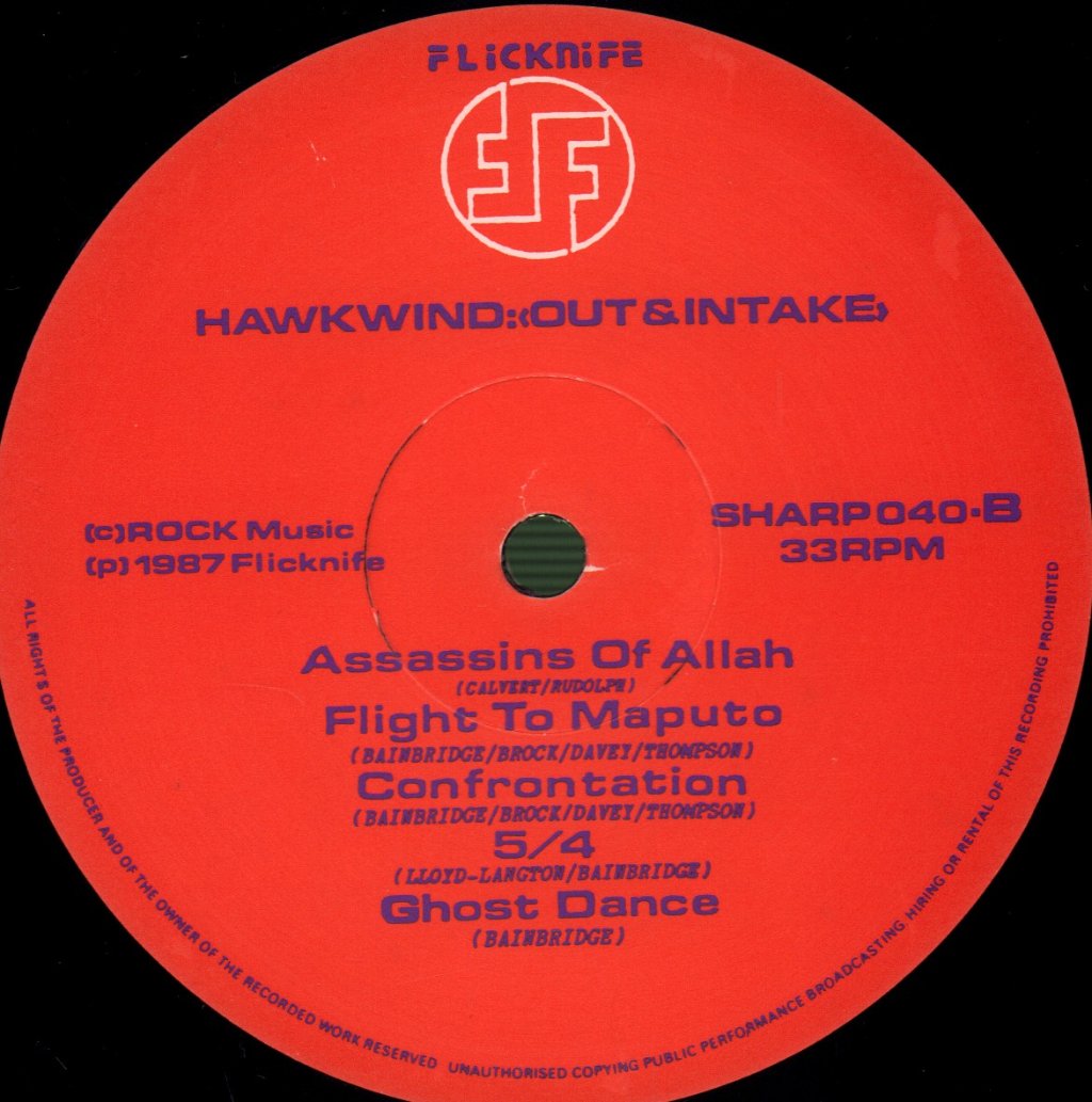 Hawkwind - Out And Intake - Lp