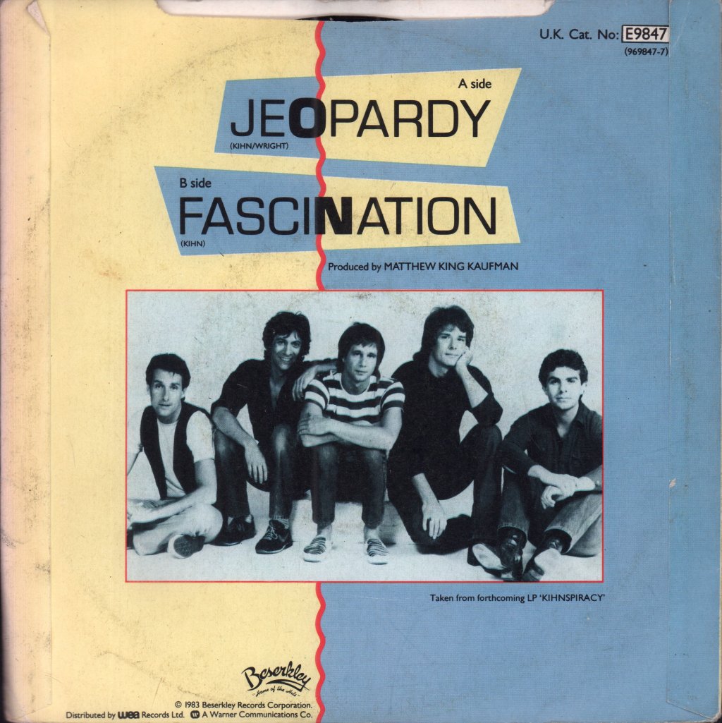 Greg Kihn Band - Jeopardy - 7 Inch