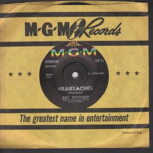 Art Mooney - Heartaches - 7 Inch