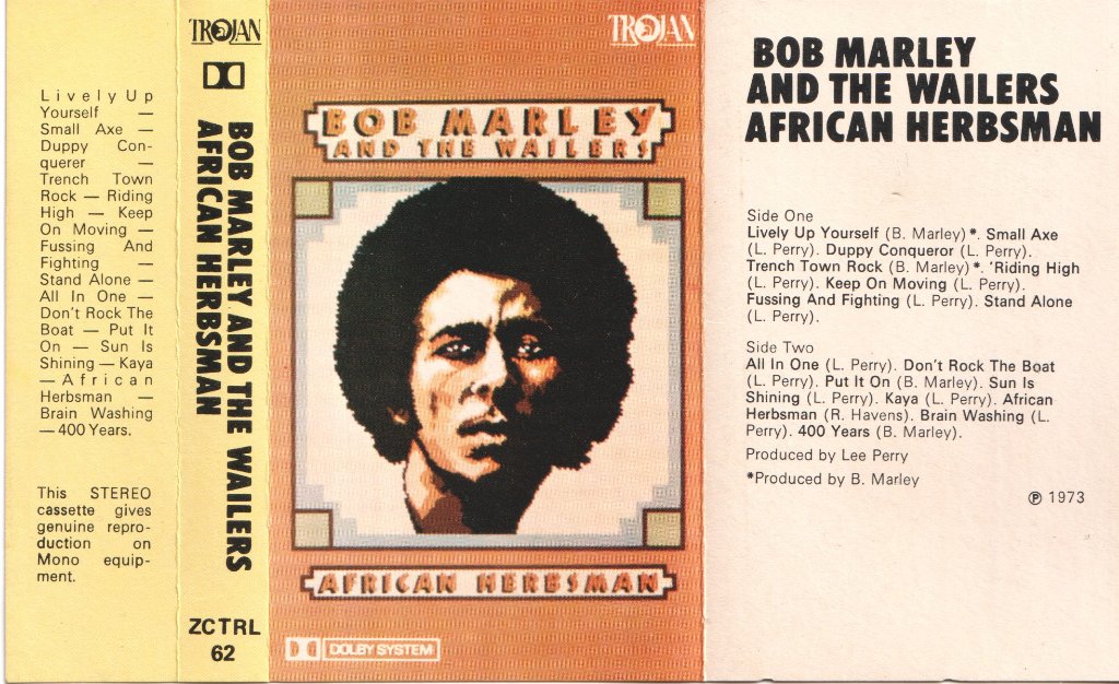 Bob Marley & The Wailers - African Herbsman - Cassette