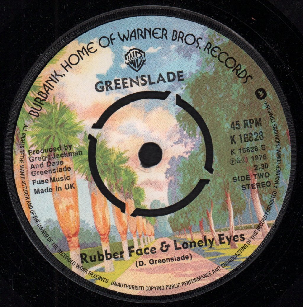 Greenslade - Gangsters - 7 Inch