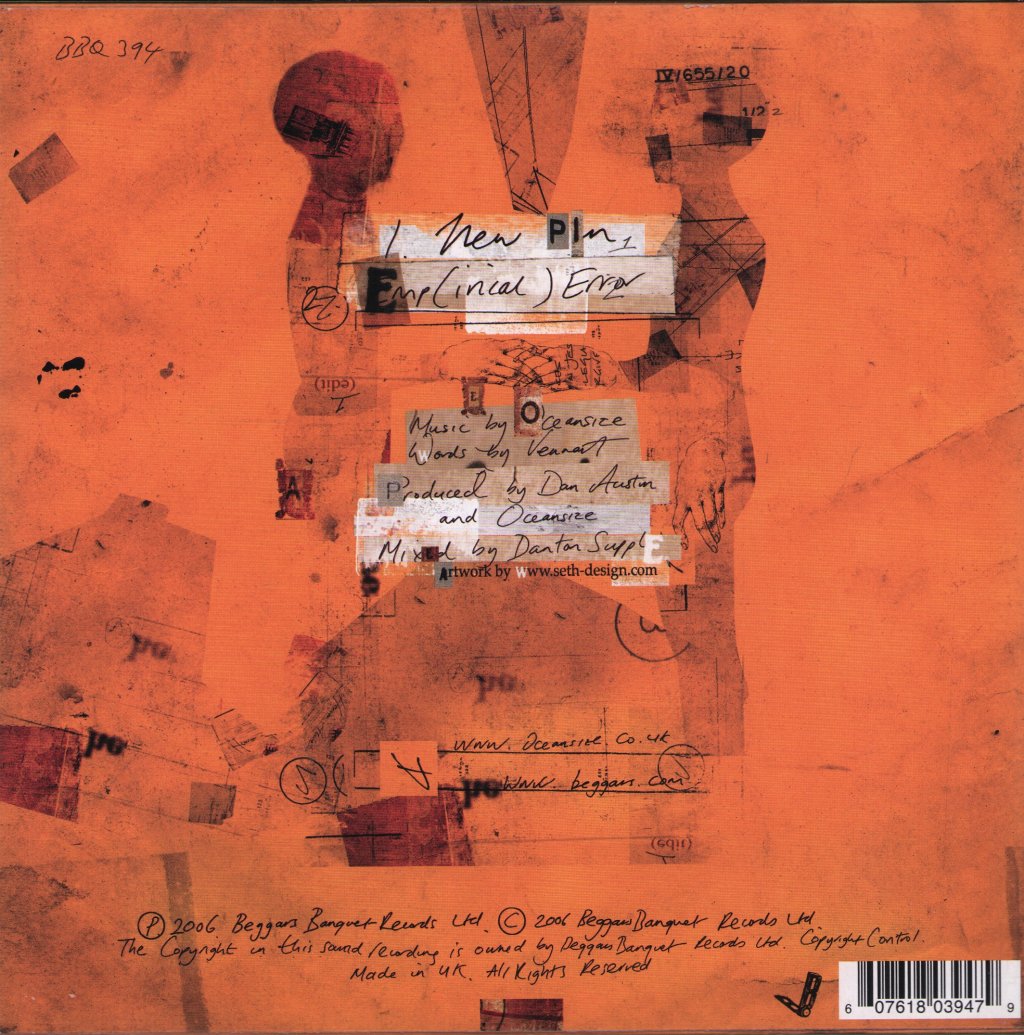 Oceansize - New Pin (Edit) - 7 Inch
