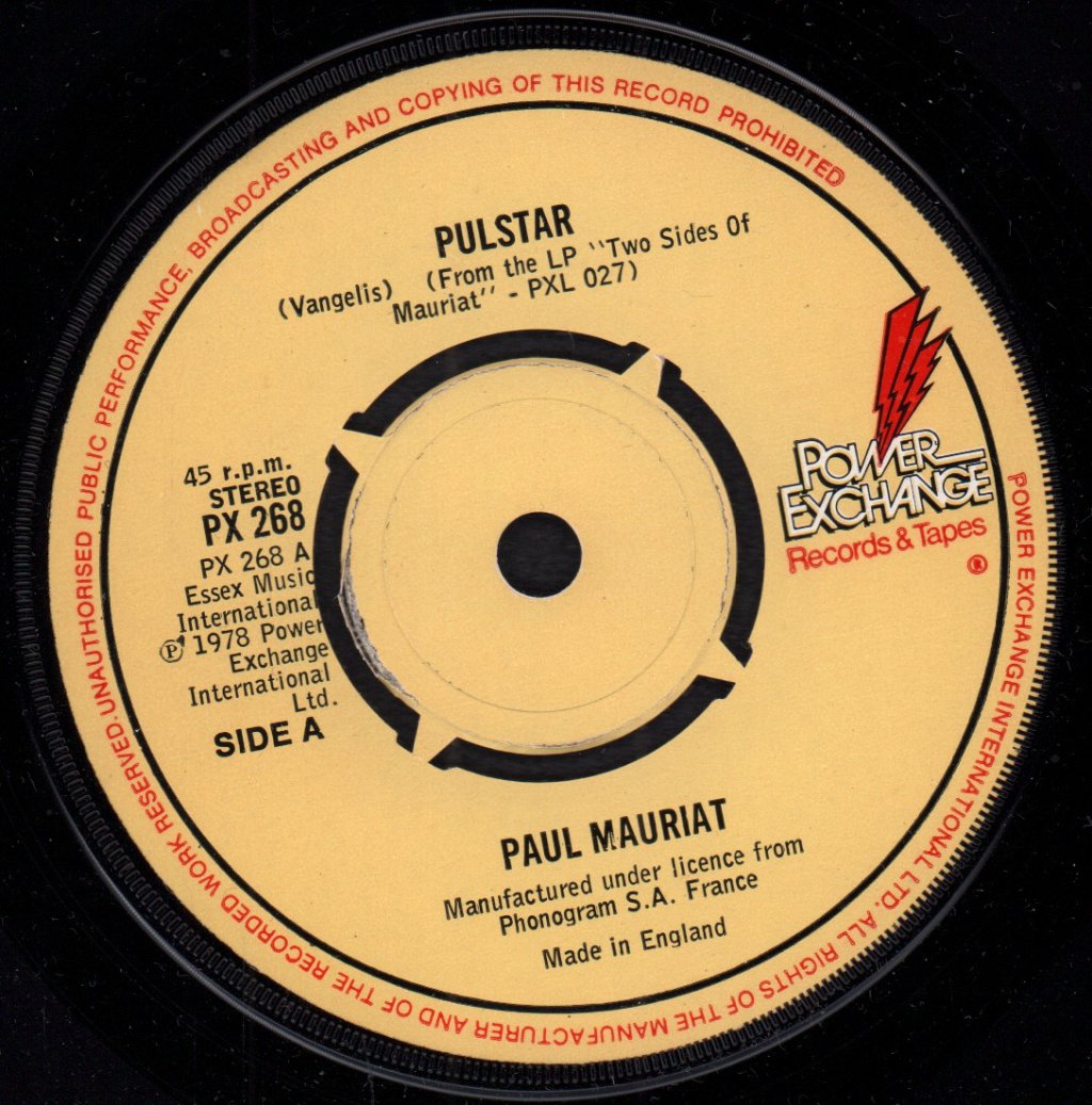 Paul Mauriat - Pulstar - 7 Inch