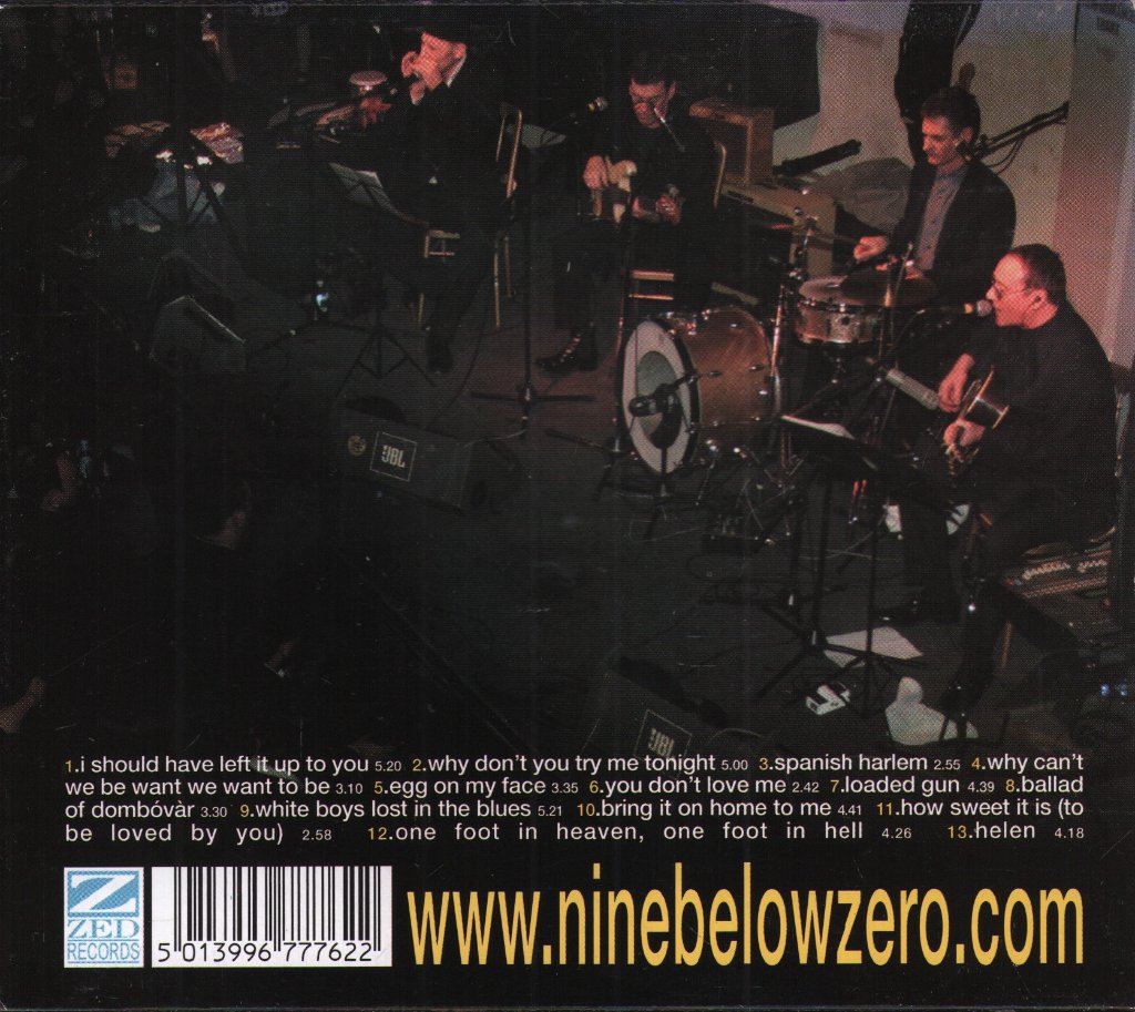 Nine Below Zero - Chilled - Cd