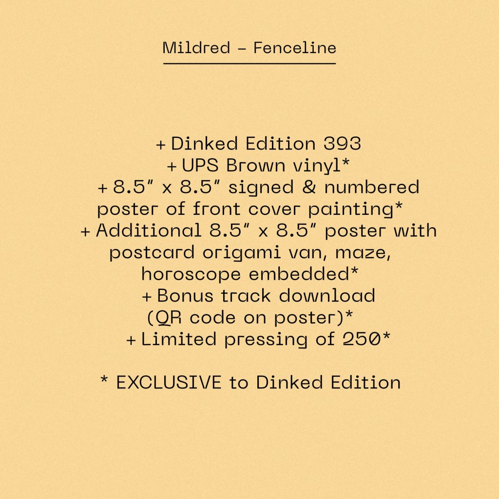 Mildred - Fenceline (Dinked Edition #393) - Lp
