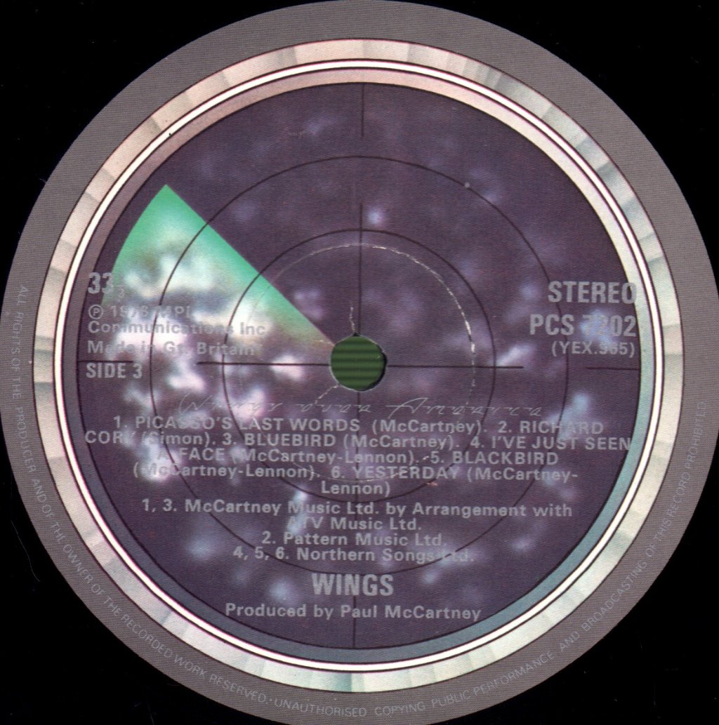 Wings - Over America - Triple Lp