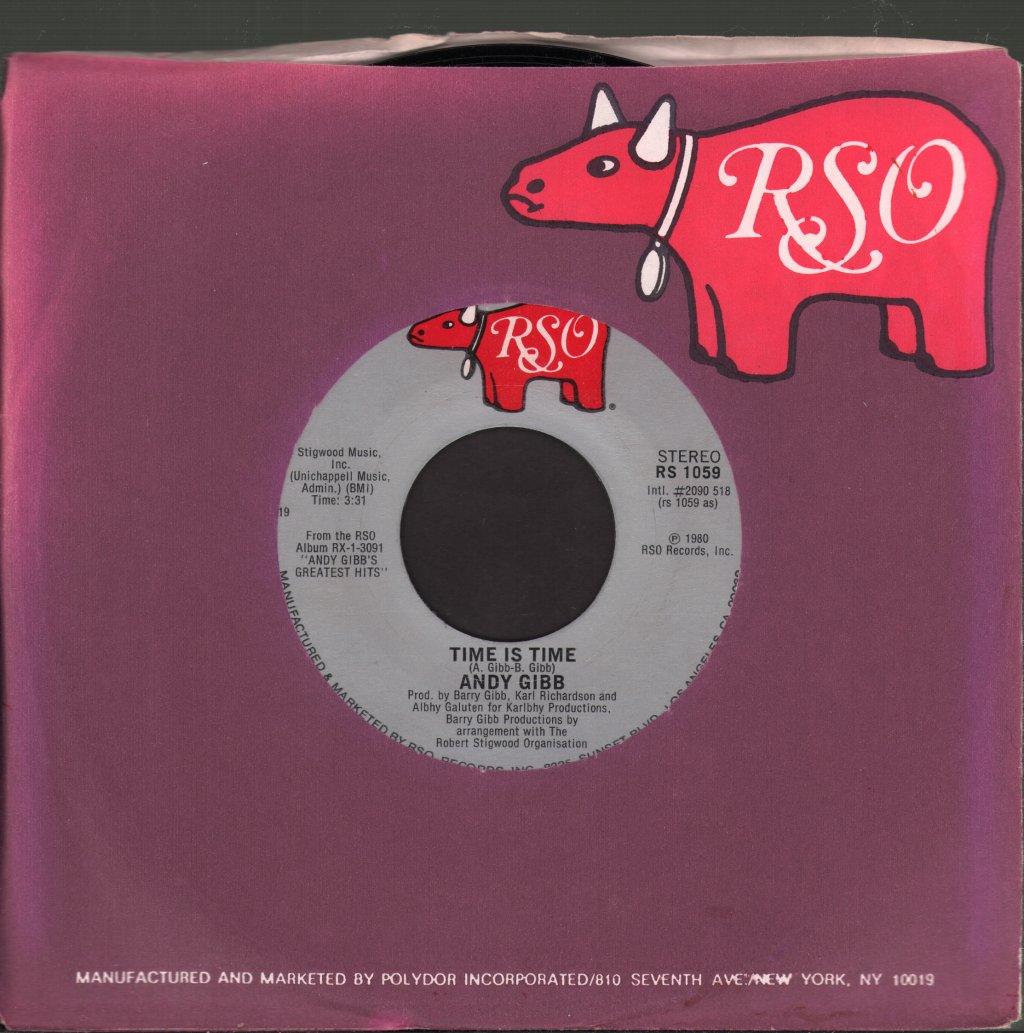 Andy Gibb - Time Is Time - 7 Inch