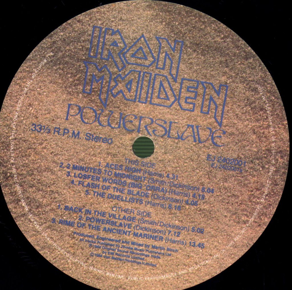 Iron Maiden - Powerslave - Lp