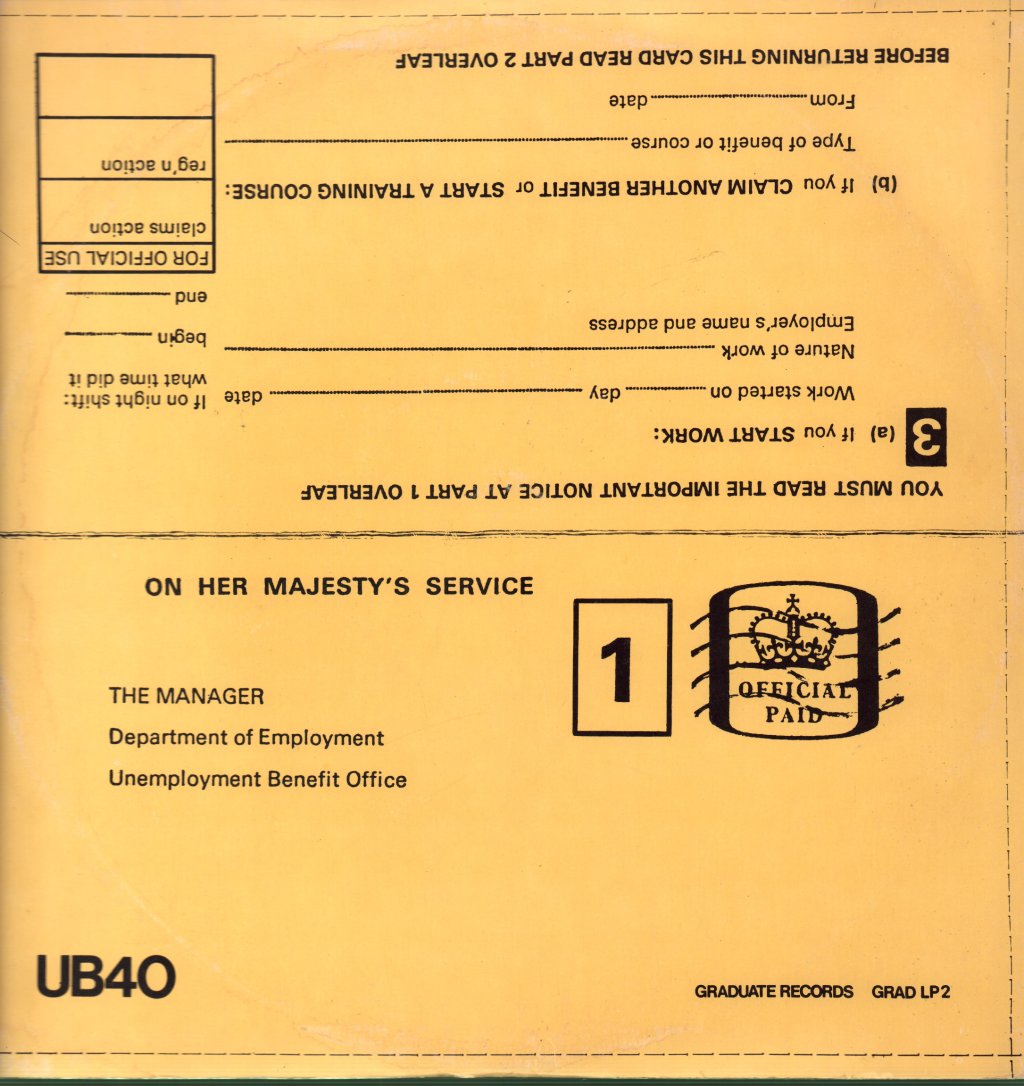 UB40 - Signing Off - Double Lp
