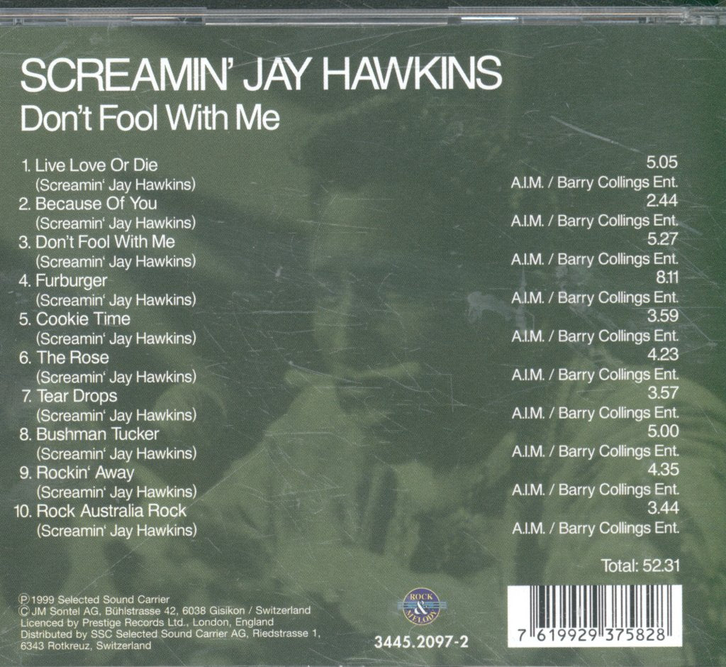 Screamin' Jay Hawkins - Don't Fool With Me - Cd