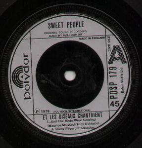 Sweet People - Et Les Oiseaux Chantaient - 7 Inch