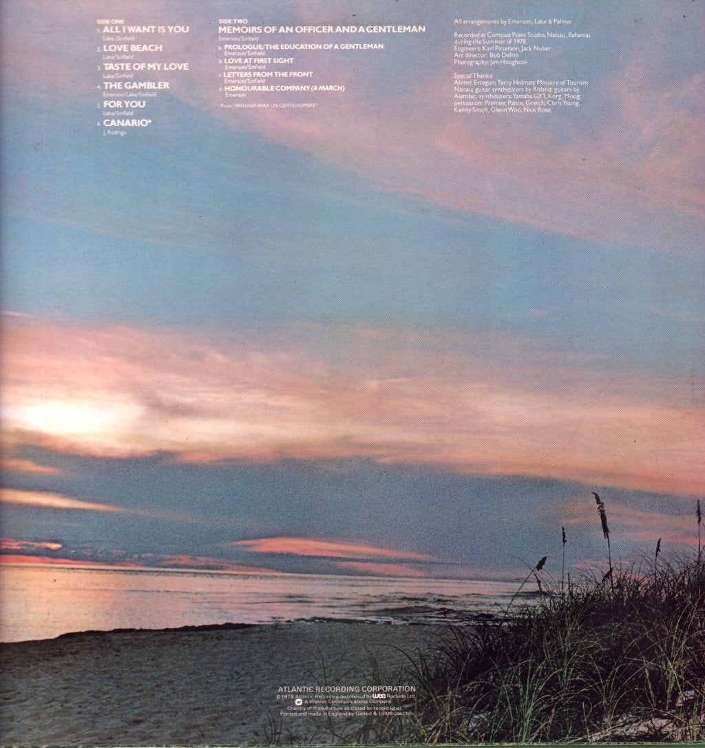 Emerson Lake And Palmer - Love Beach - Lp