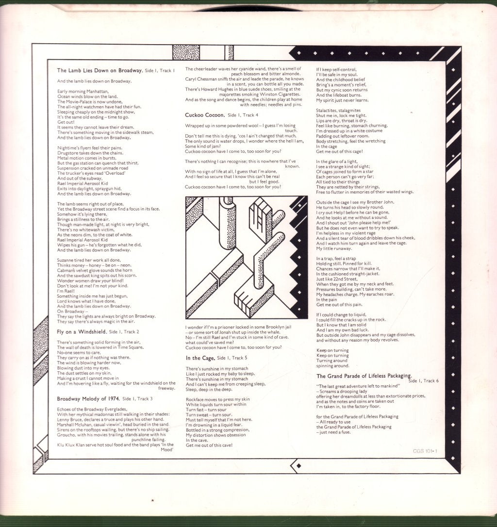 Genesis - Lamb Lies Down On Broadway - Double Lp