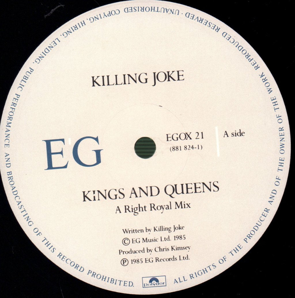Killing Joke - Kings And Queens - 12 Inch