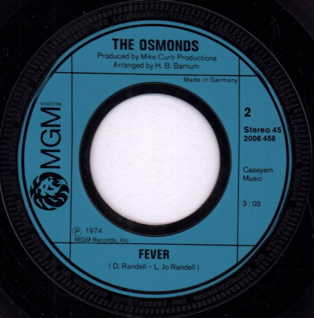 Osmonds - Love Me For A Reason - 7 Inch