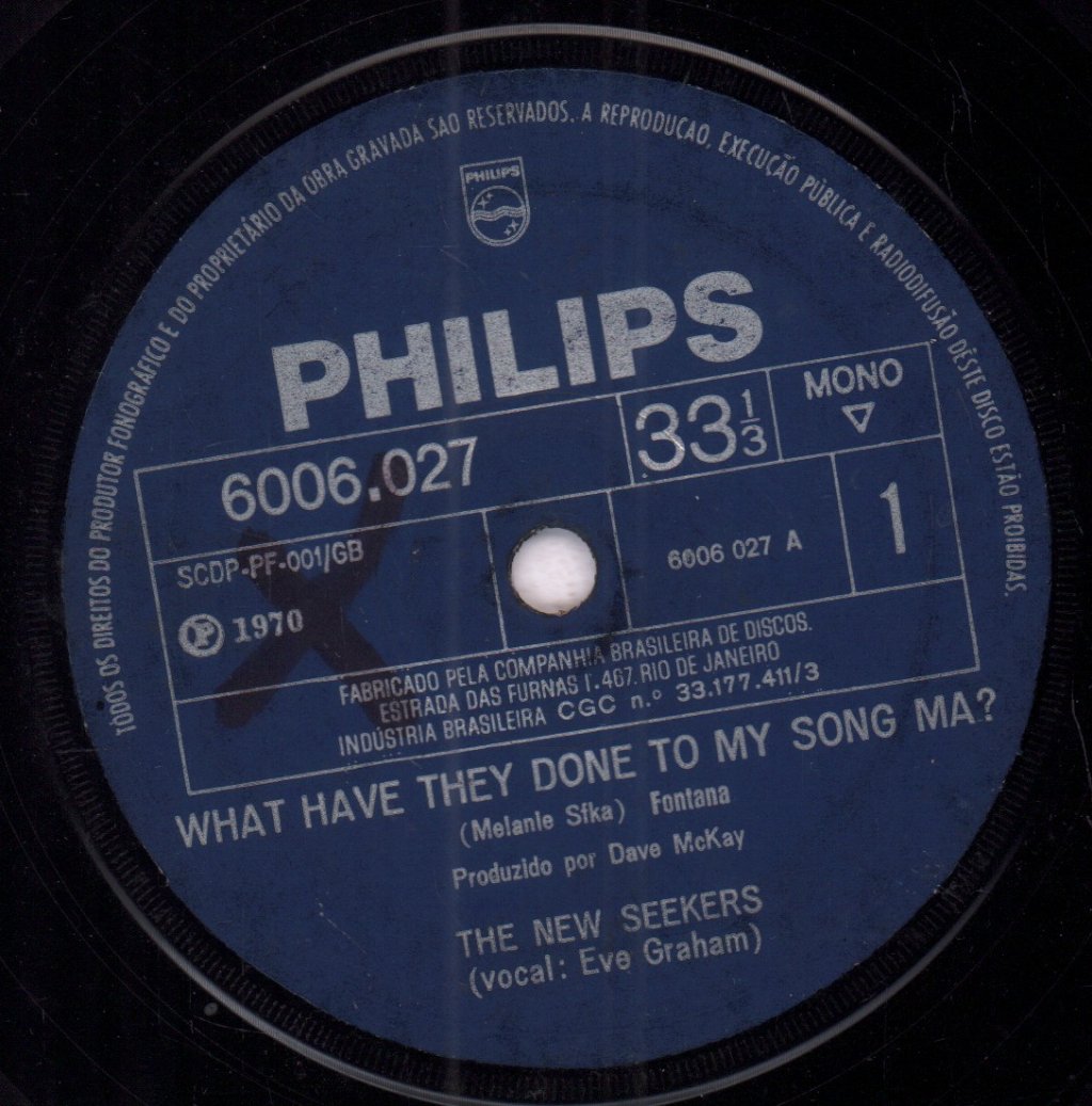 New Seekers - What Have They Done To My Song Ma? - 7 Inch