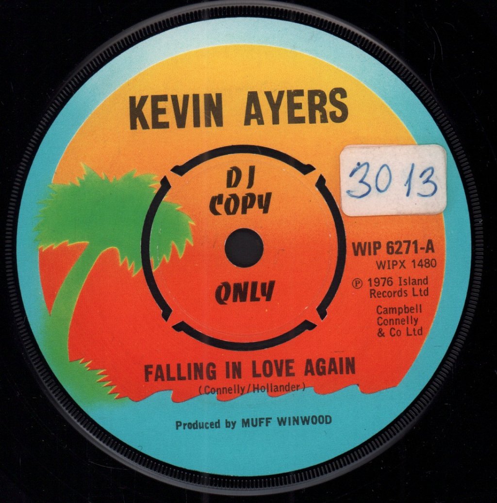 Kevin Ayers - Falling In Love Again - 7 Inch