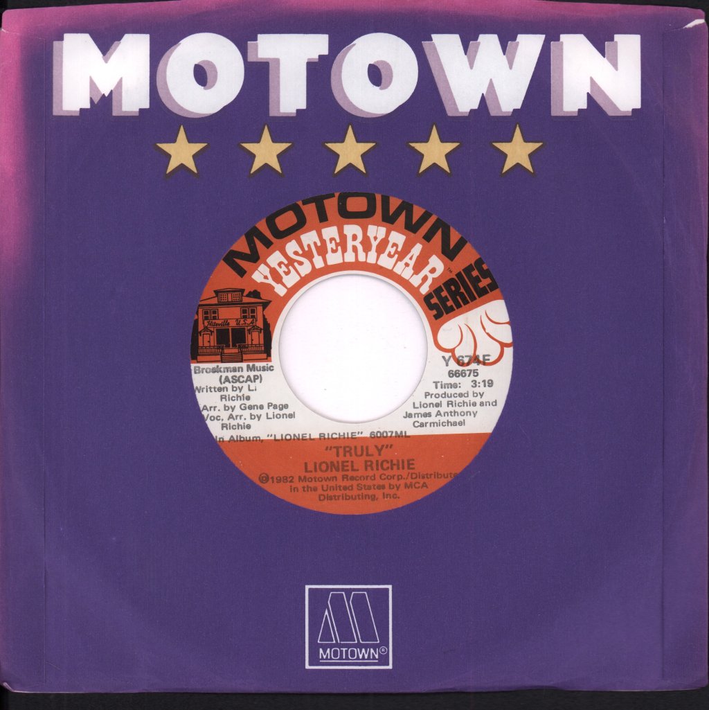Lionel Richie - Truly - 7 Inch