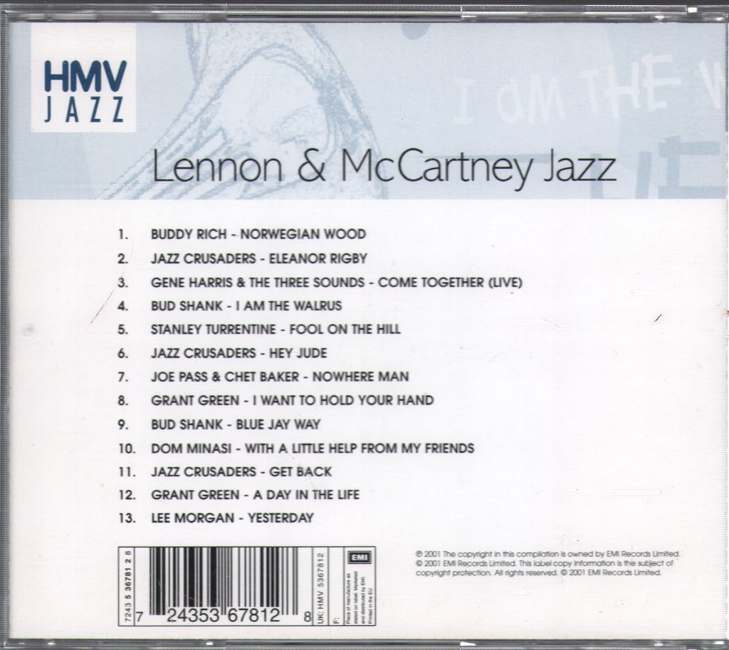 Various Artists - Lennon And McCartney Jazz Collection - Cd